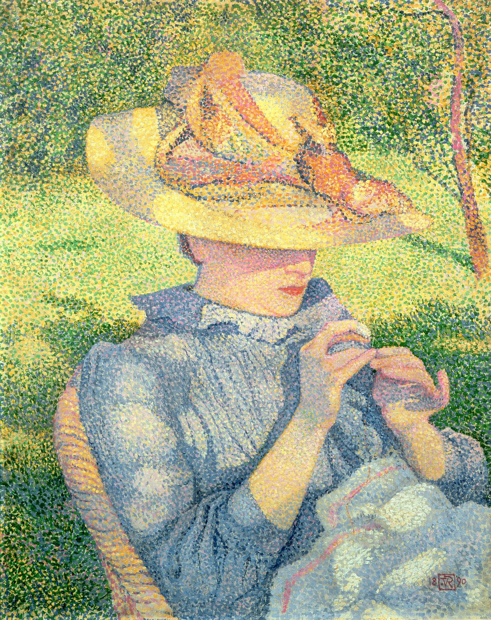 麦わら帽子、1890 | アートプリント